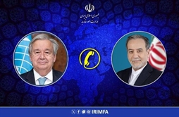 I.R. Iran, Ministry of Foreign Affairs- Iranian FM UN chief hold phone talks on regional tensions NPT review conference